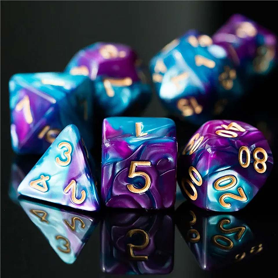 Cause Fear - Dice Set - Multi-color