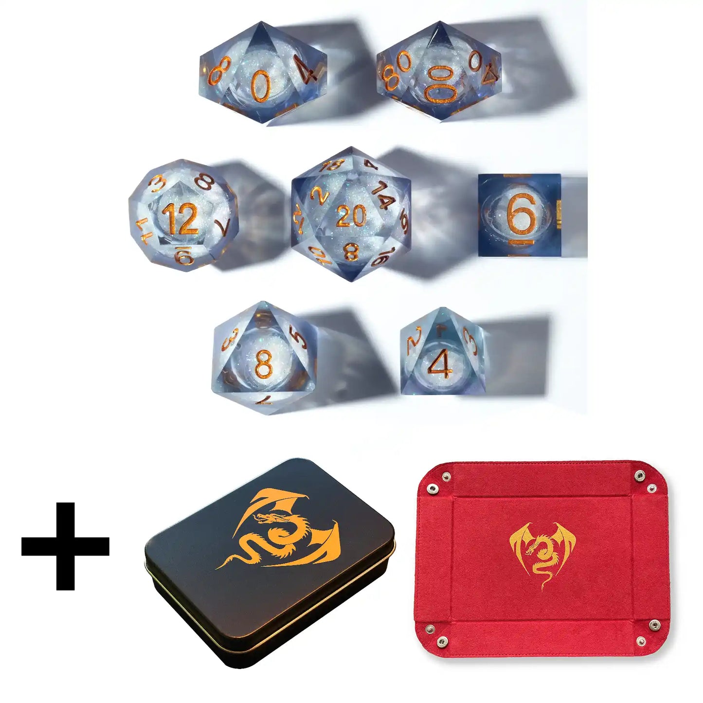 DARKNESS - Liquid Core Dice Set