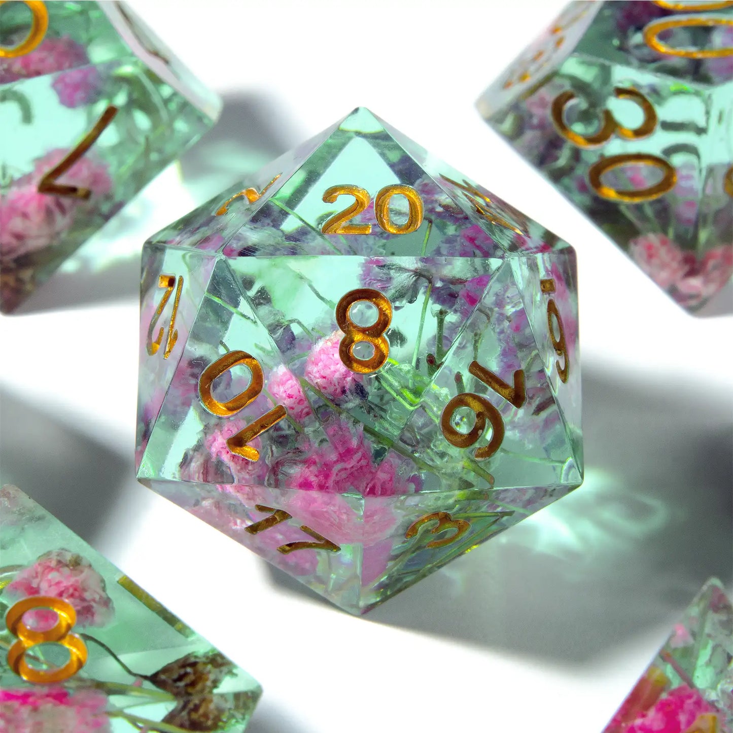 Summer Court - Dried Flower Dice Set