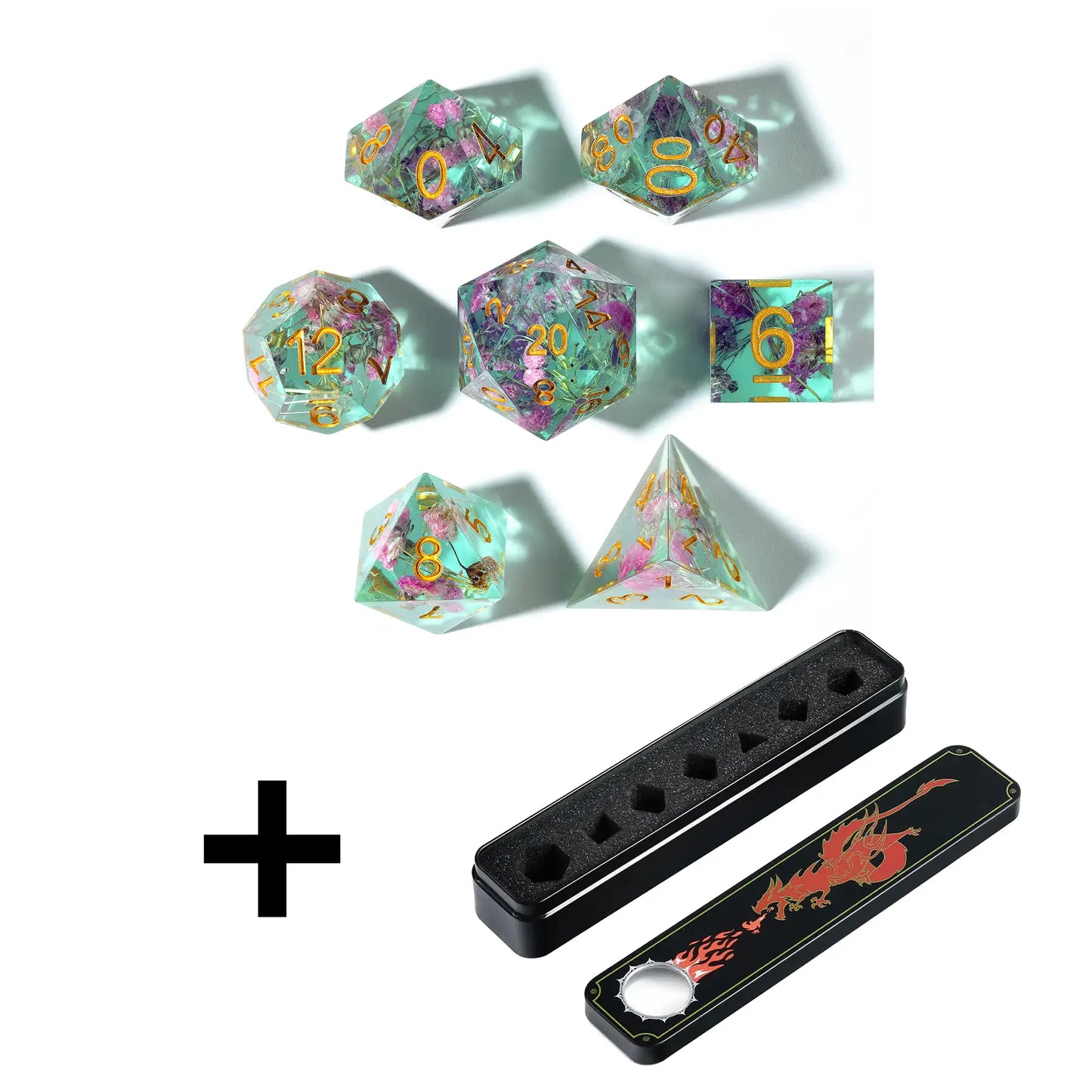 Summer Court - Dried Flower Dice Set