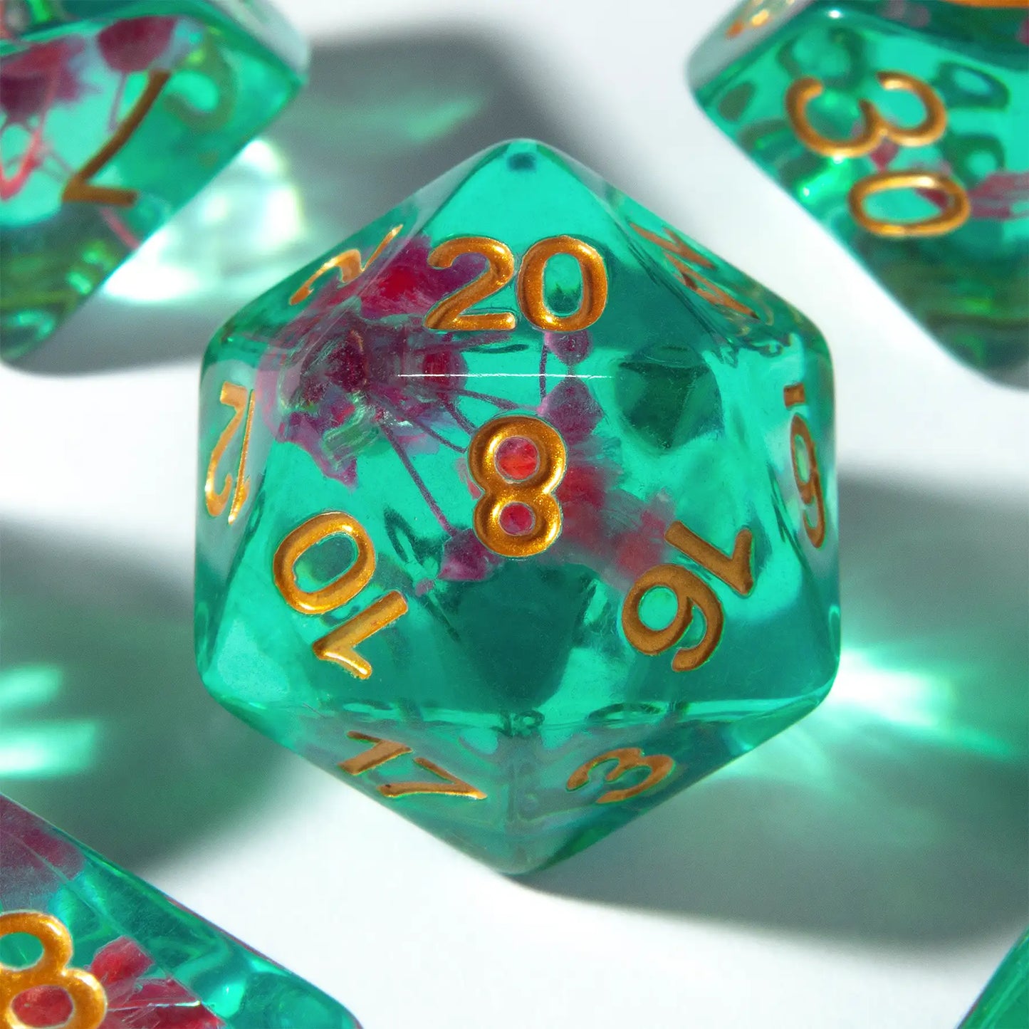 Flower - Resin Flower Dice Set