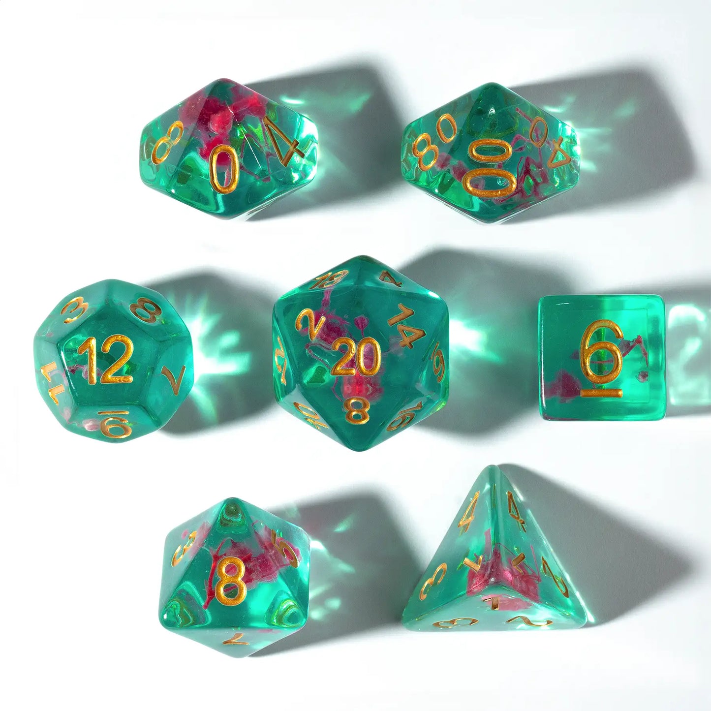 Flower - Resin Flower Dice Set