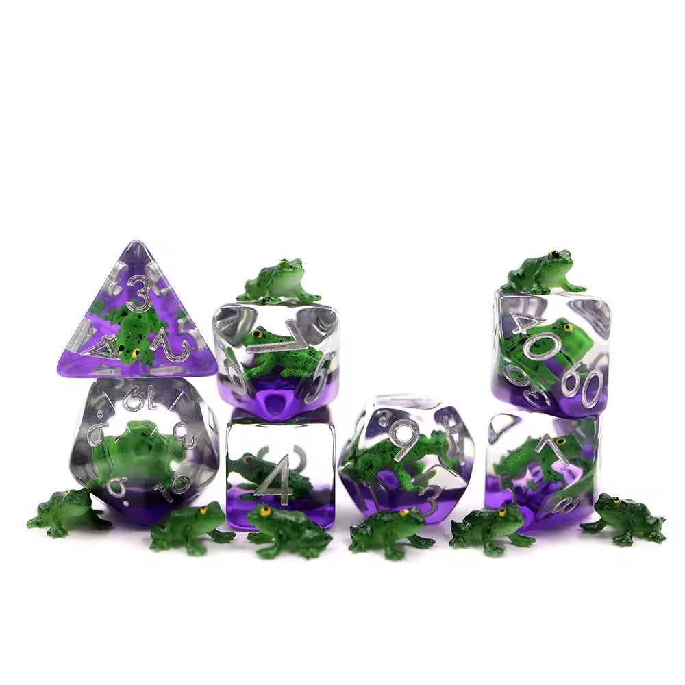Frog - Resin Dice Set