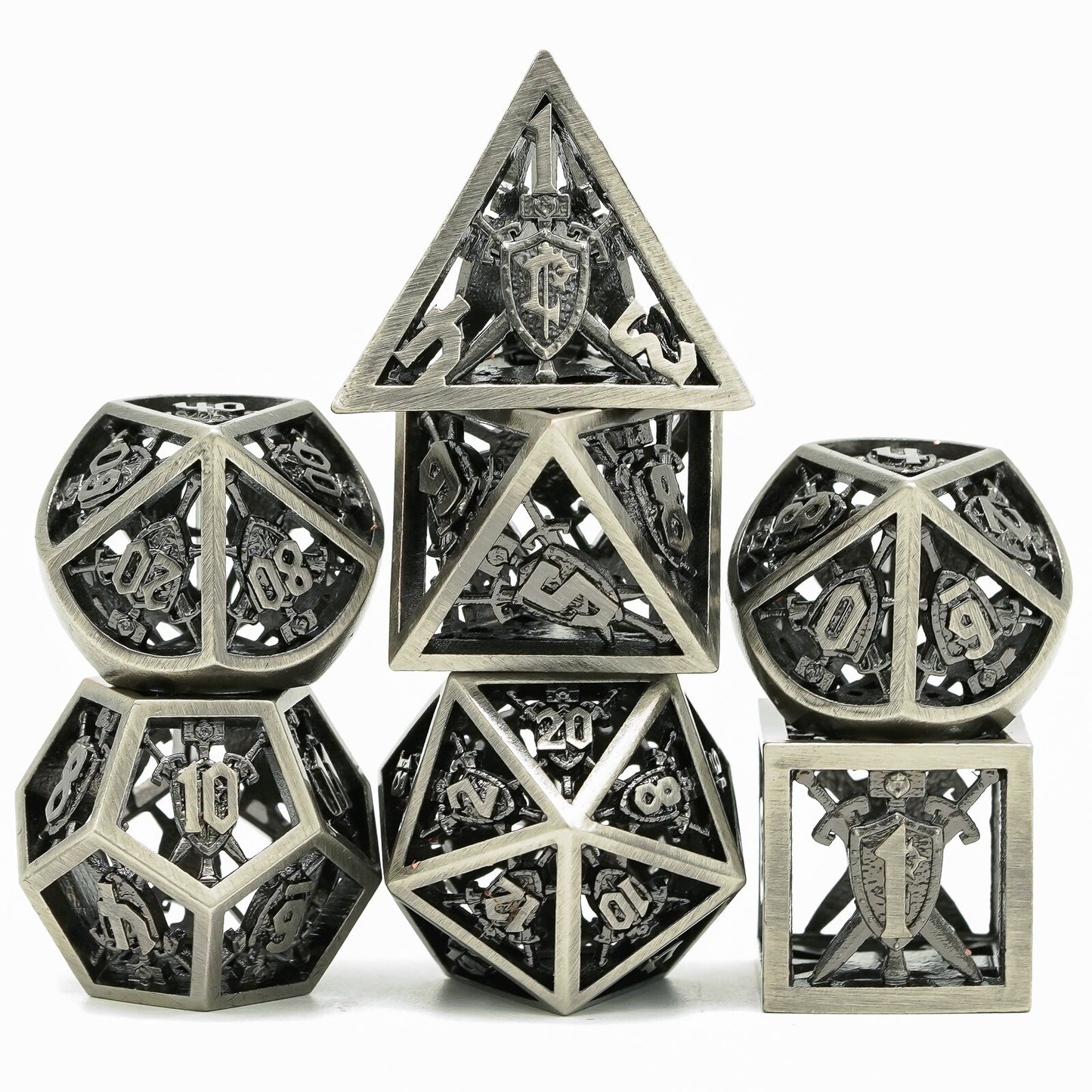 Hollow Metal Shield Dice