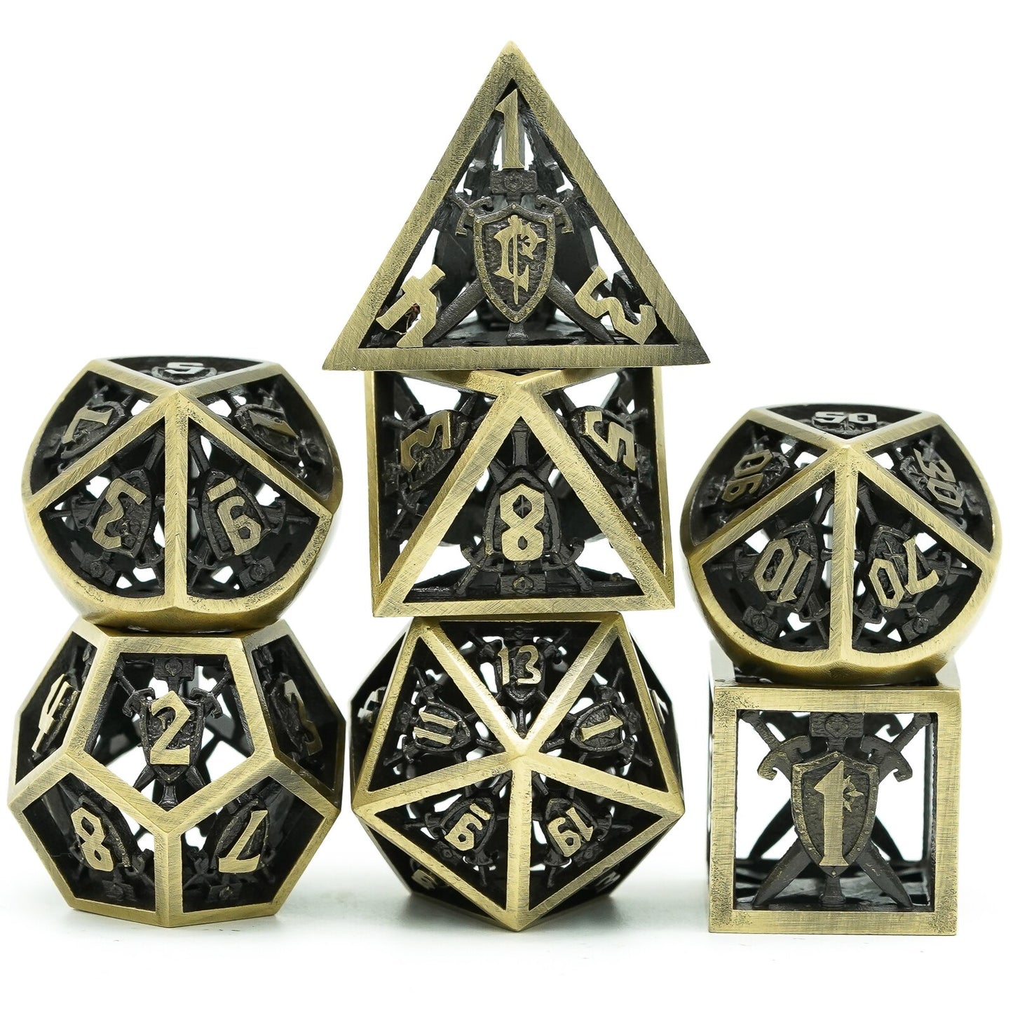 Hollow Metal Shield Dice