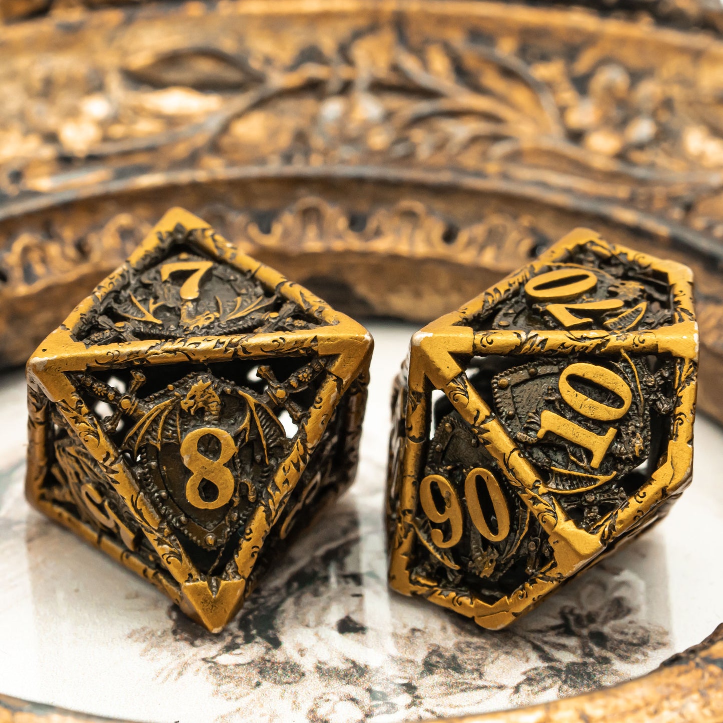 Hollow Metal Emblem Dice