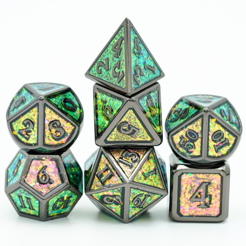 Metal Glitter Dice
