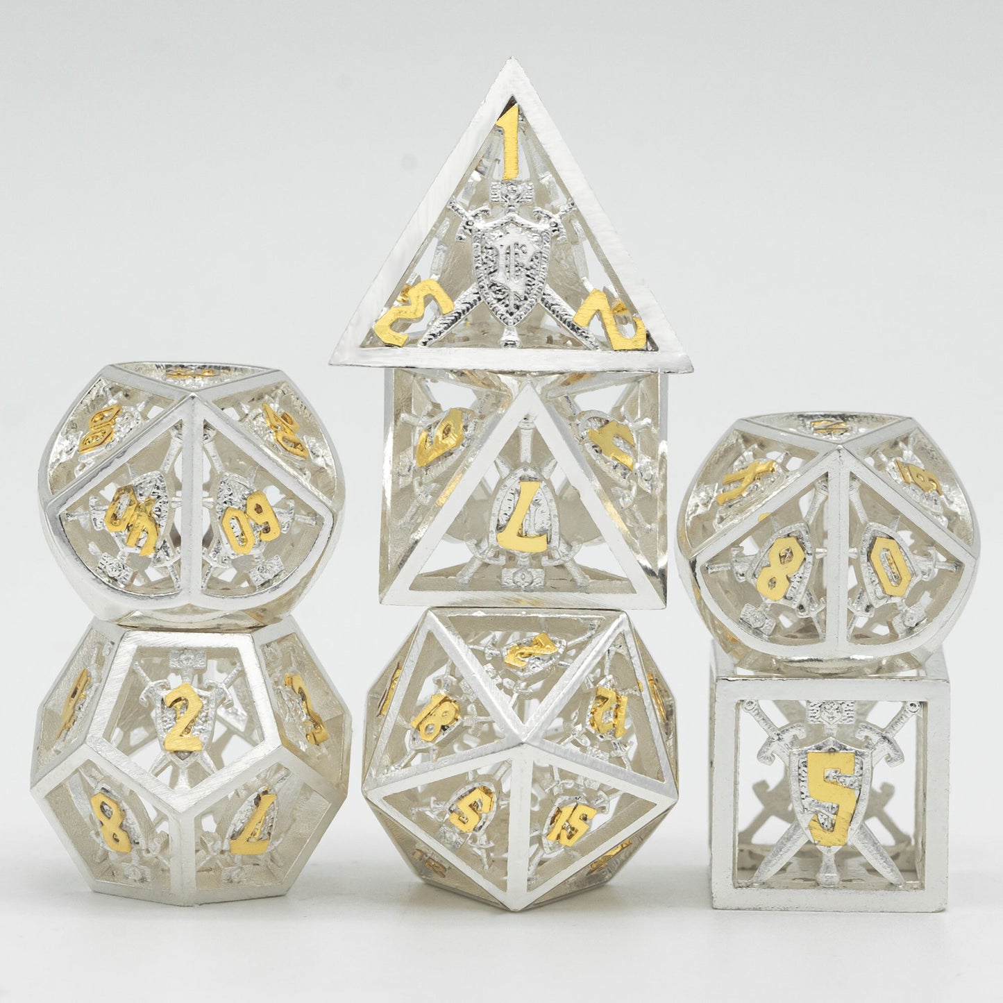 Hollow Metal Shield Dice