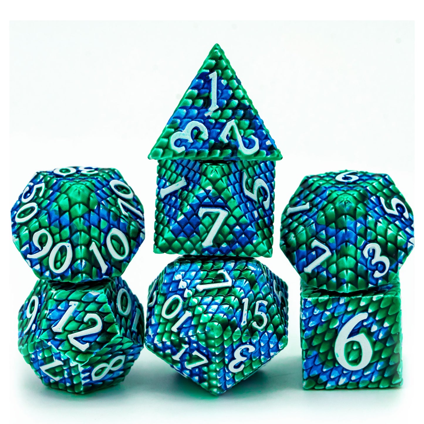 Metal Dragon Scale Dice