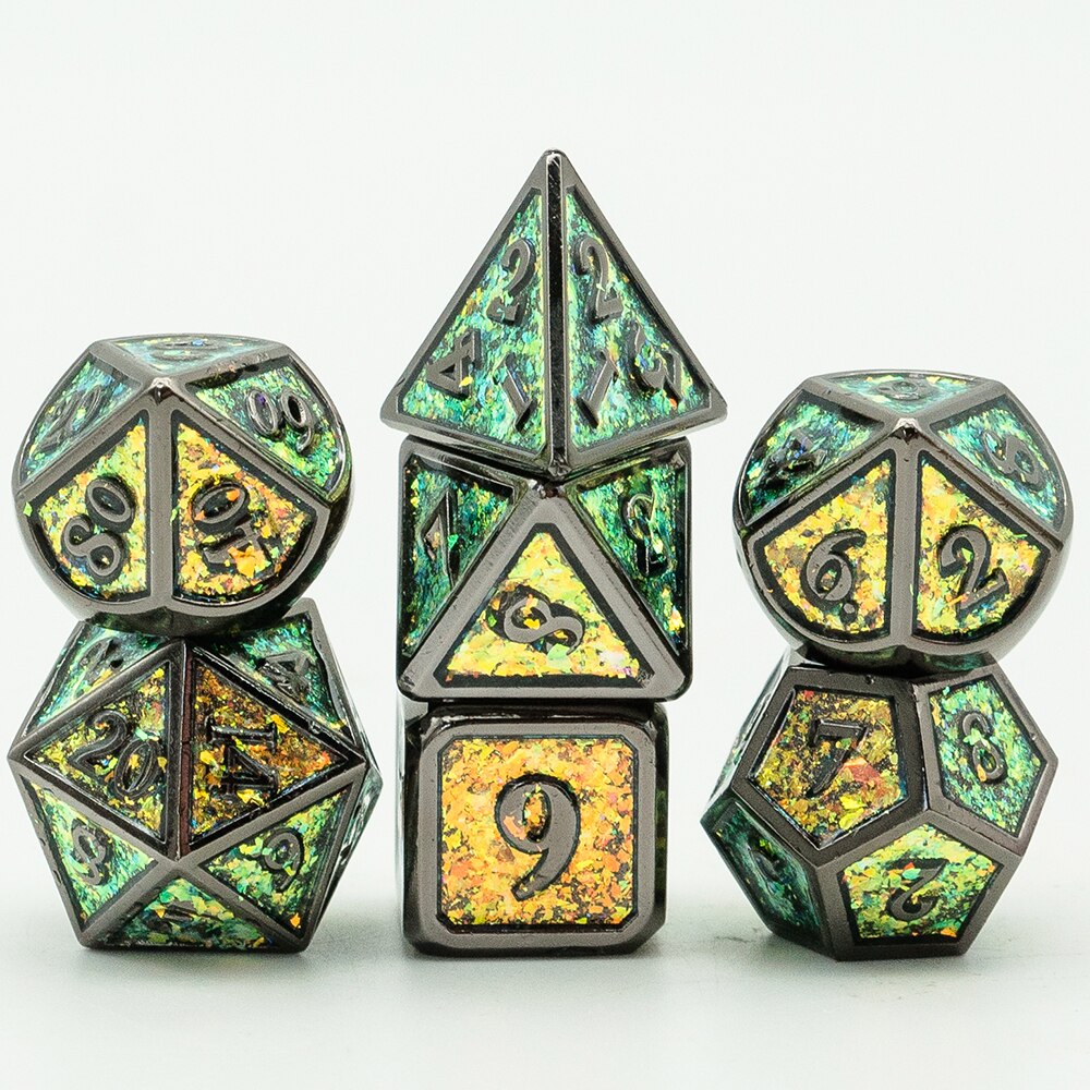 Metal Glitter Dice