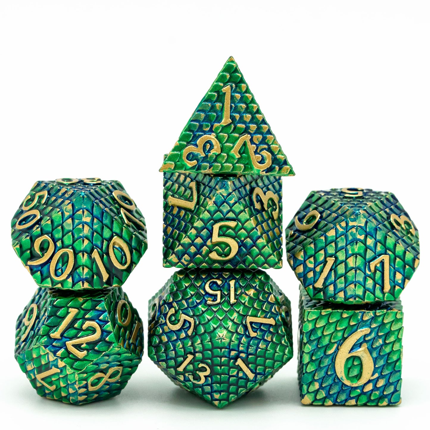 Metal Dragon Scale Dice