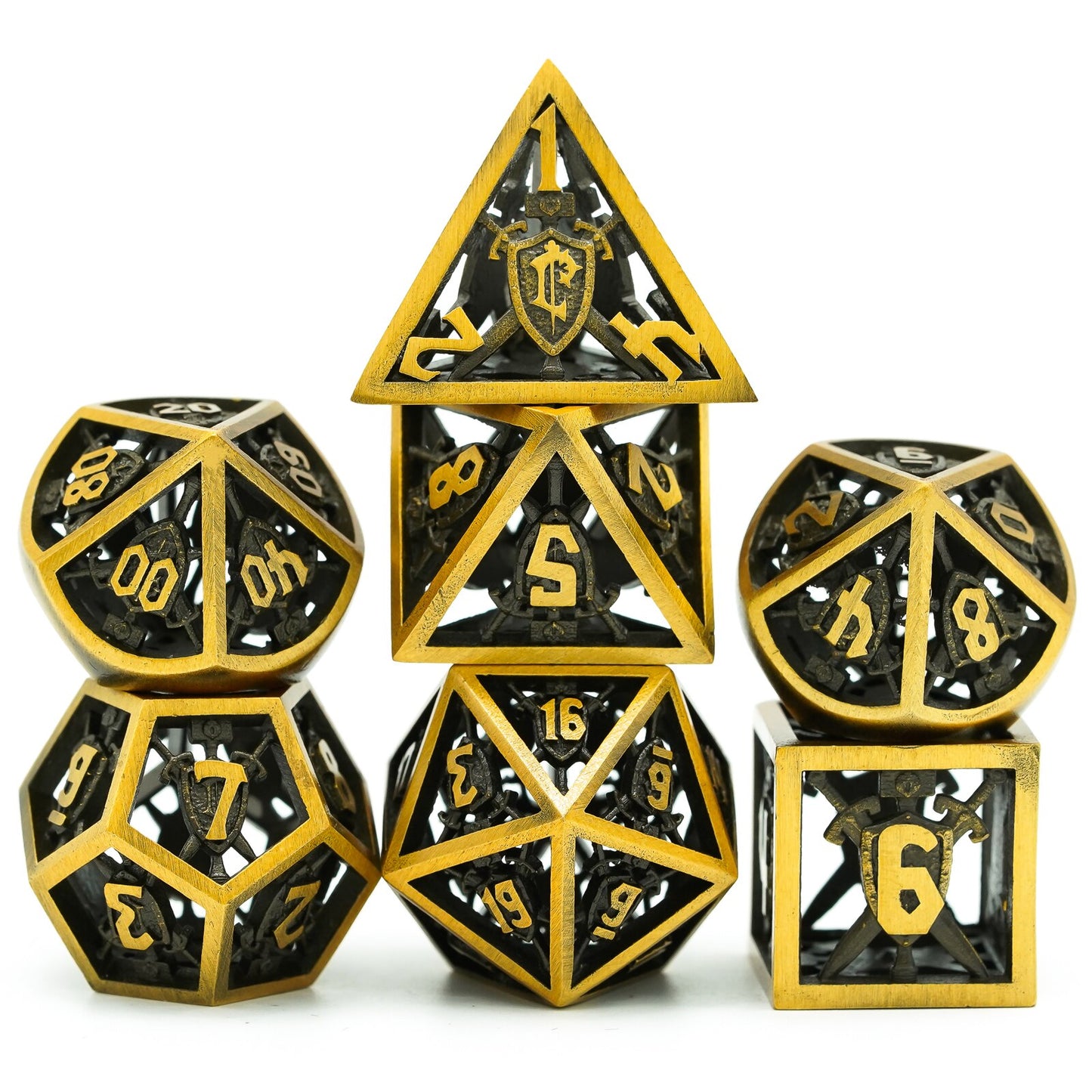 Hollow Metal Shield Dice