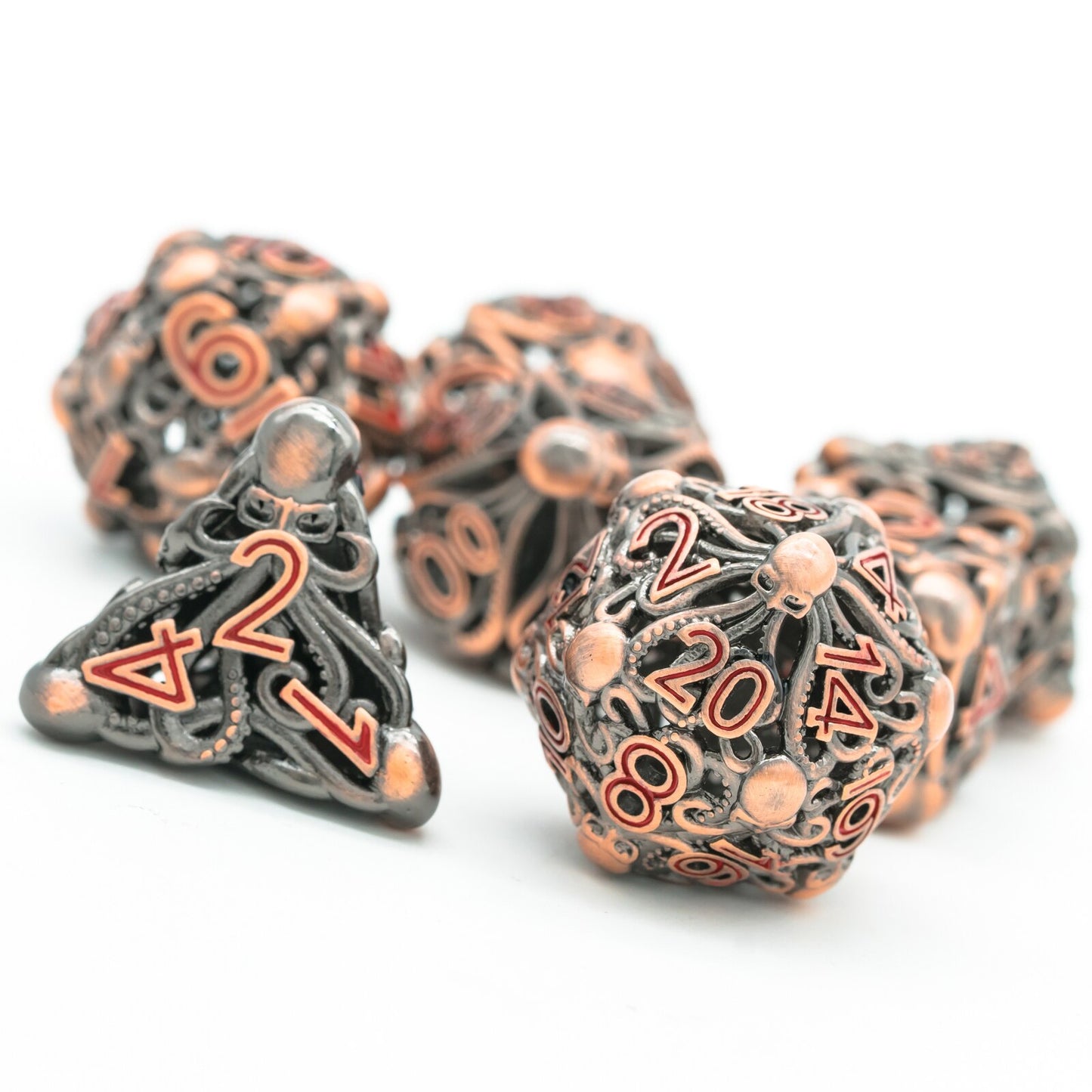 Hollow Metal Cthulhu Dice