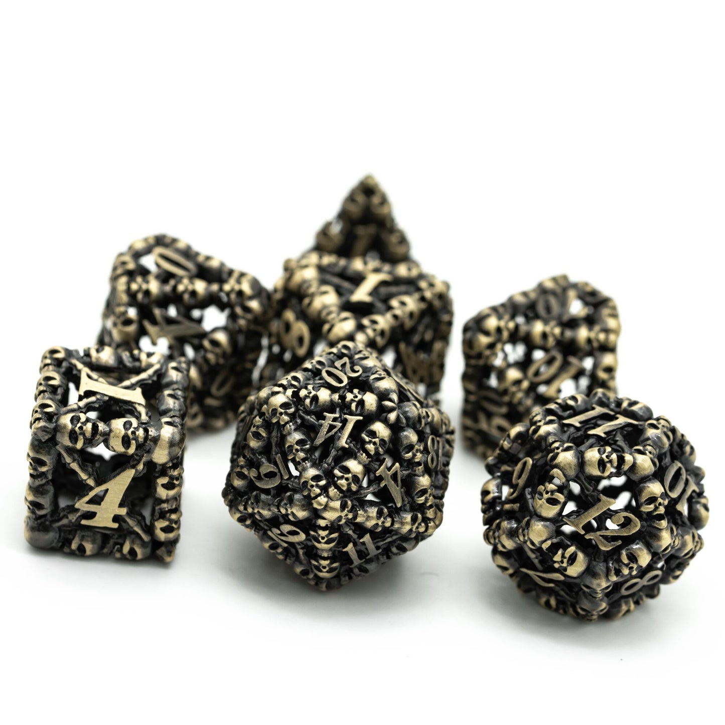 Metal Skull Dice