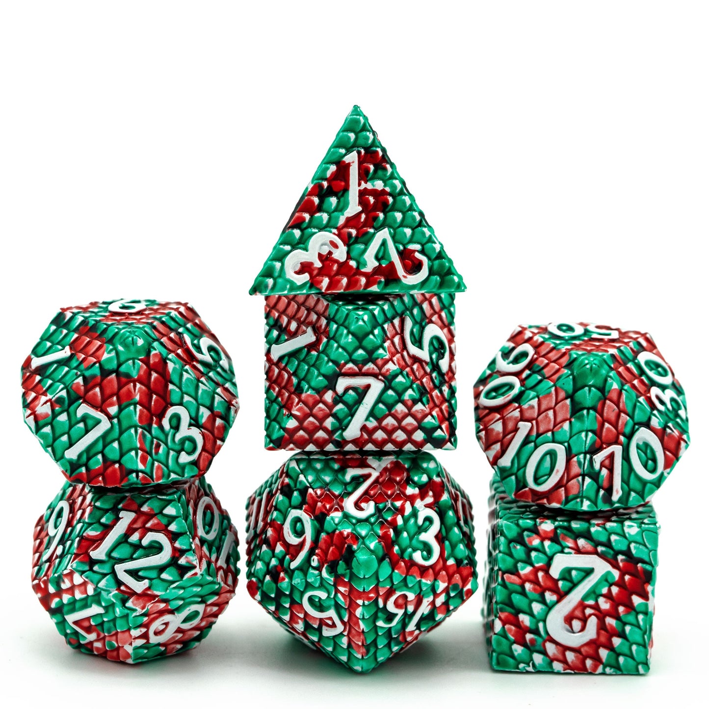 Metal Dragon Scale Dice