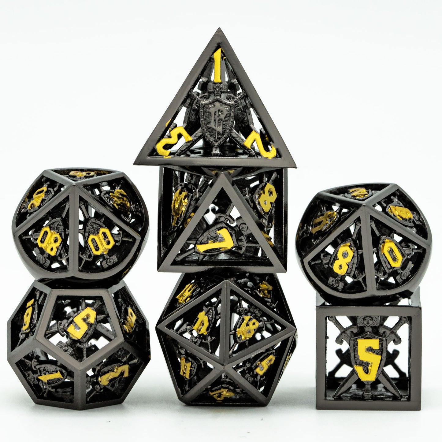Hollow Metal Shield Dice