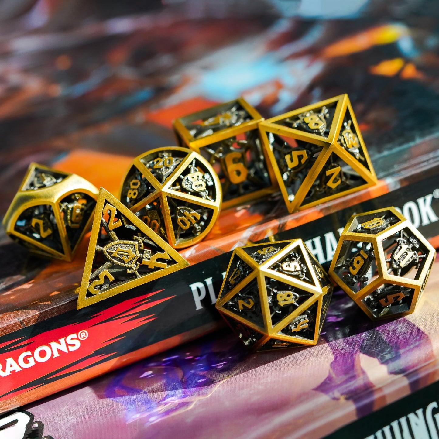 Hollow Metal Shield Dice