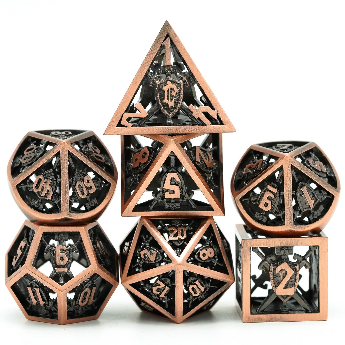 Hollow Metal Shield Dice