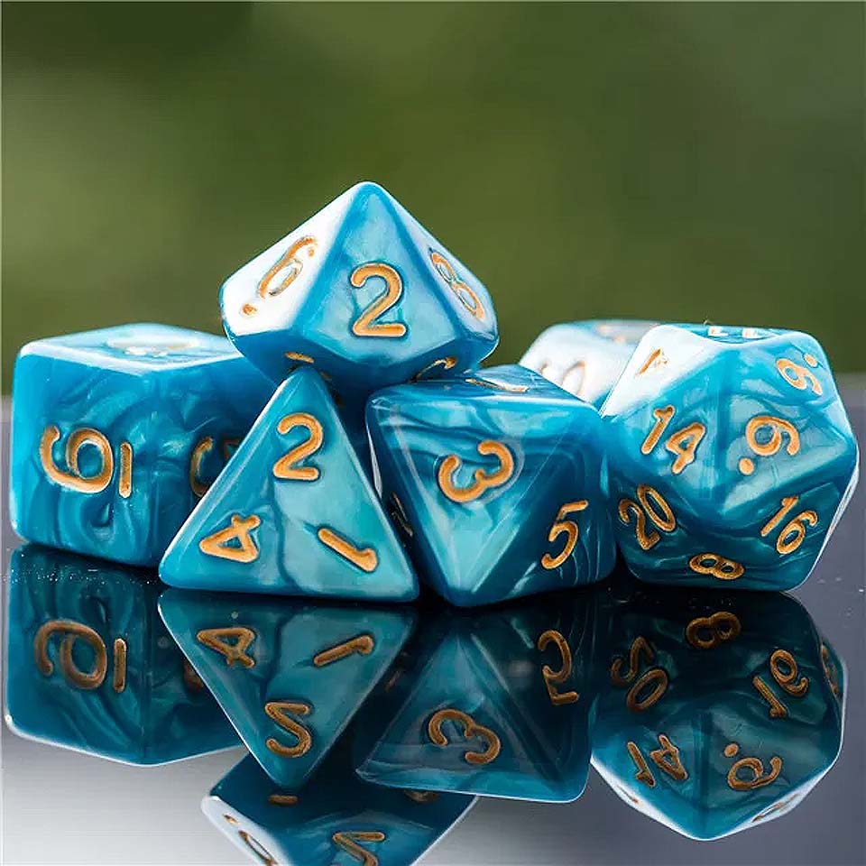 Healing Word - Dice Set - Blue