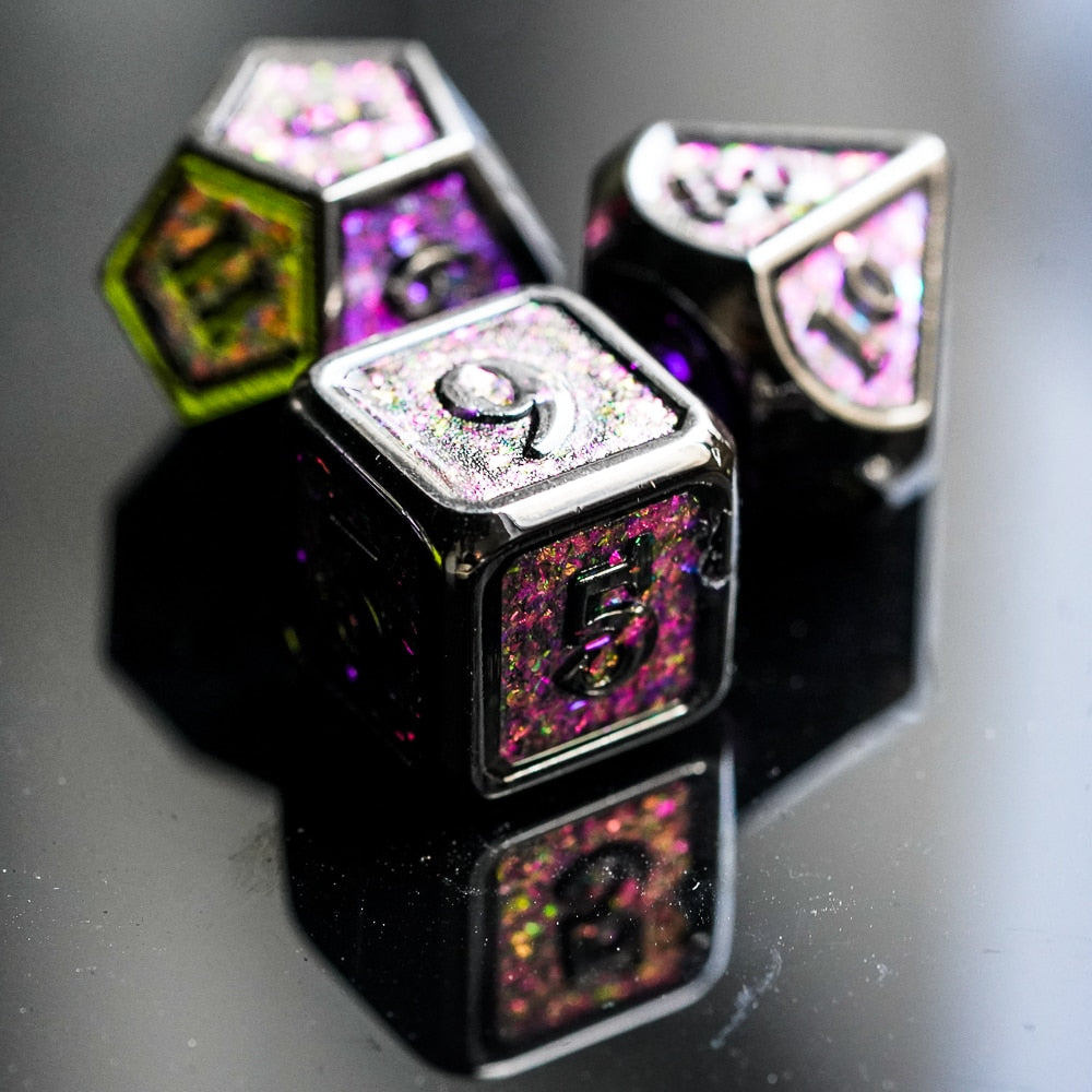 Metal Glitter Dice