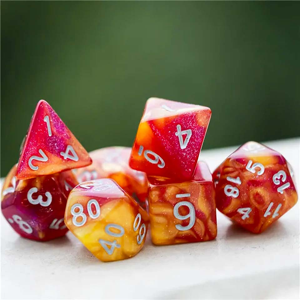 Metamagic - Dice Set - Red Orange