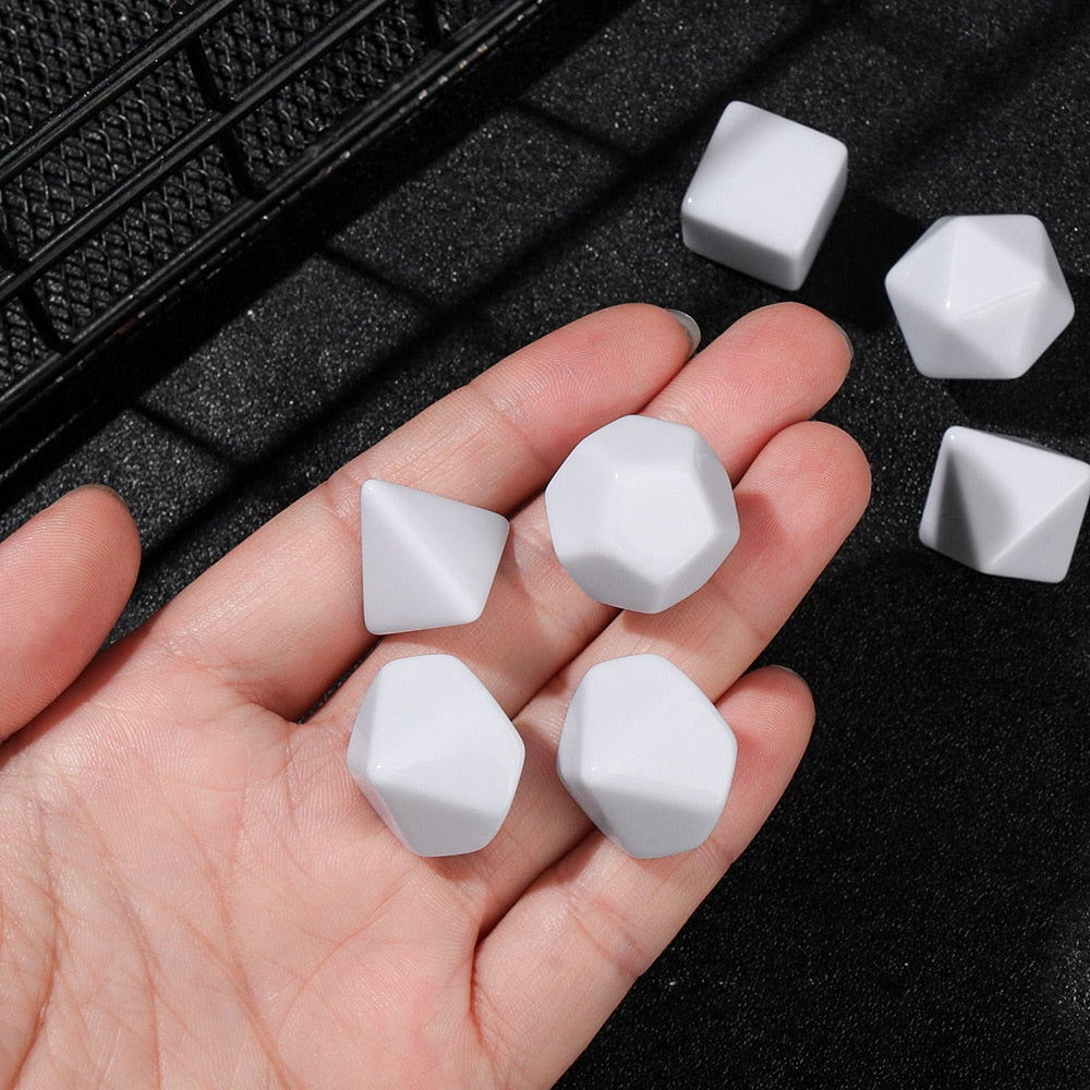 DIY Blanco Dice Set - Perfect Gift for Artist!