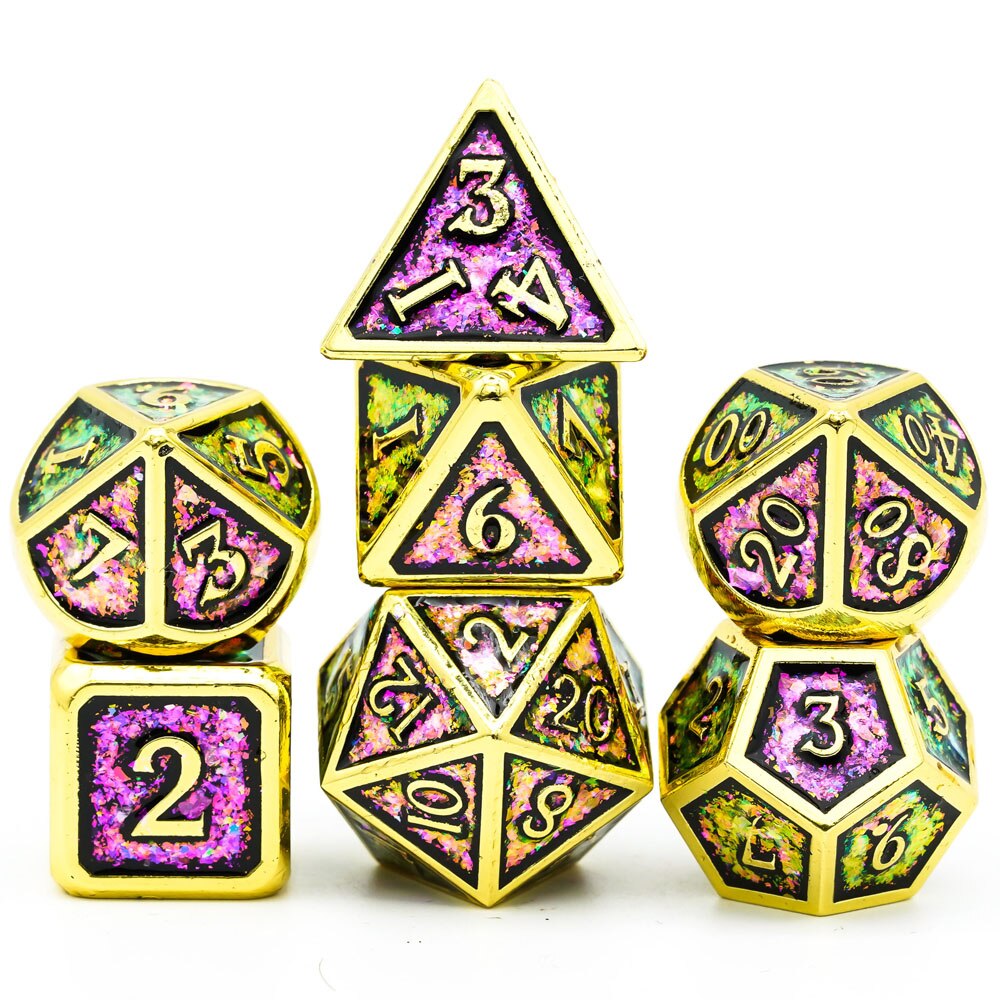 Metal Glitter Dice