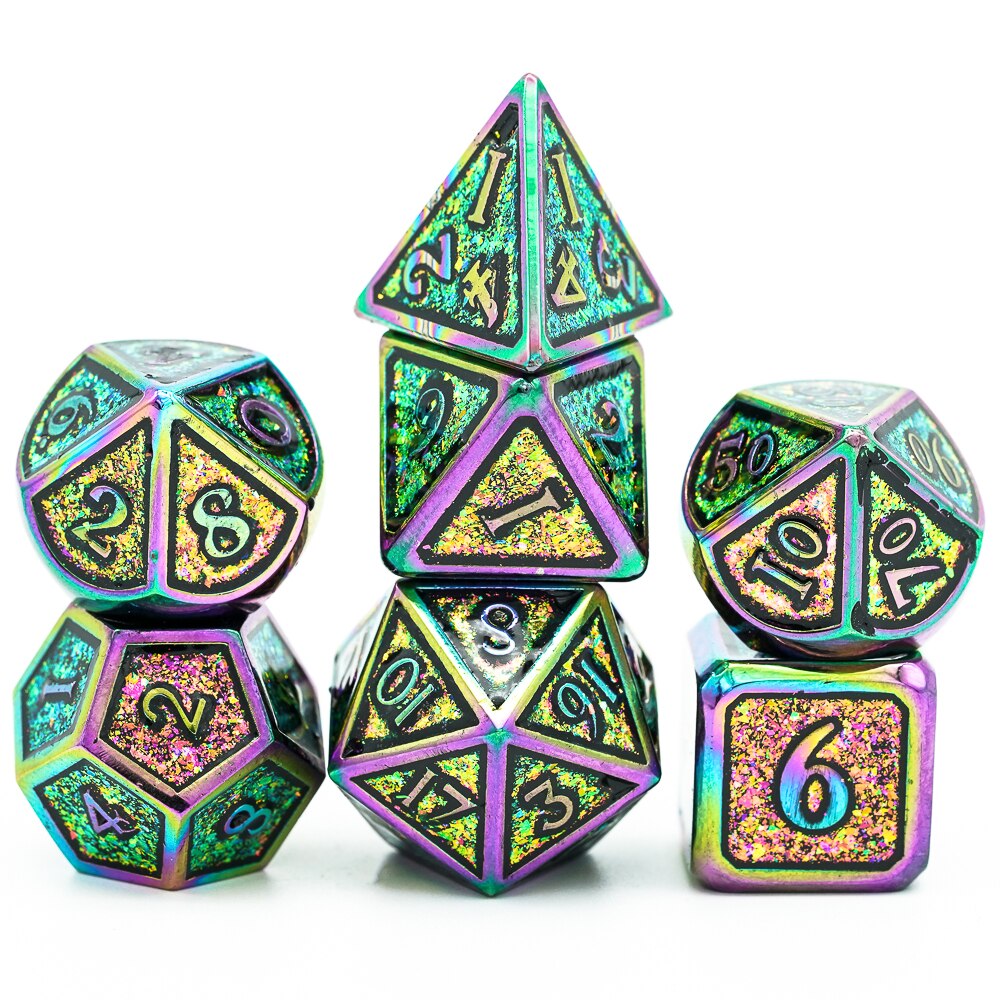 Metal Glitter Dice