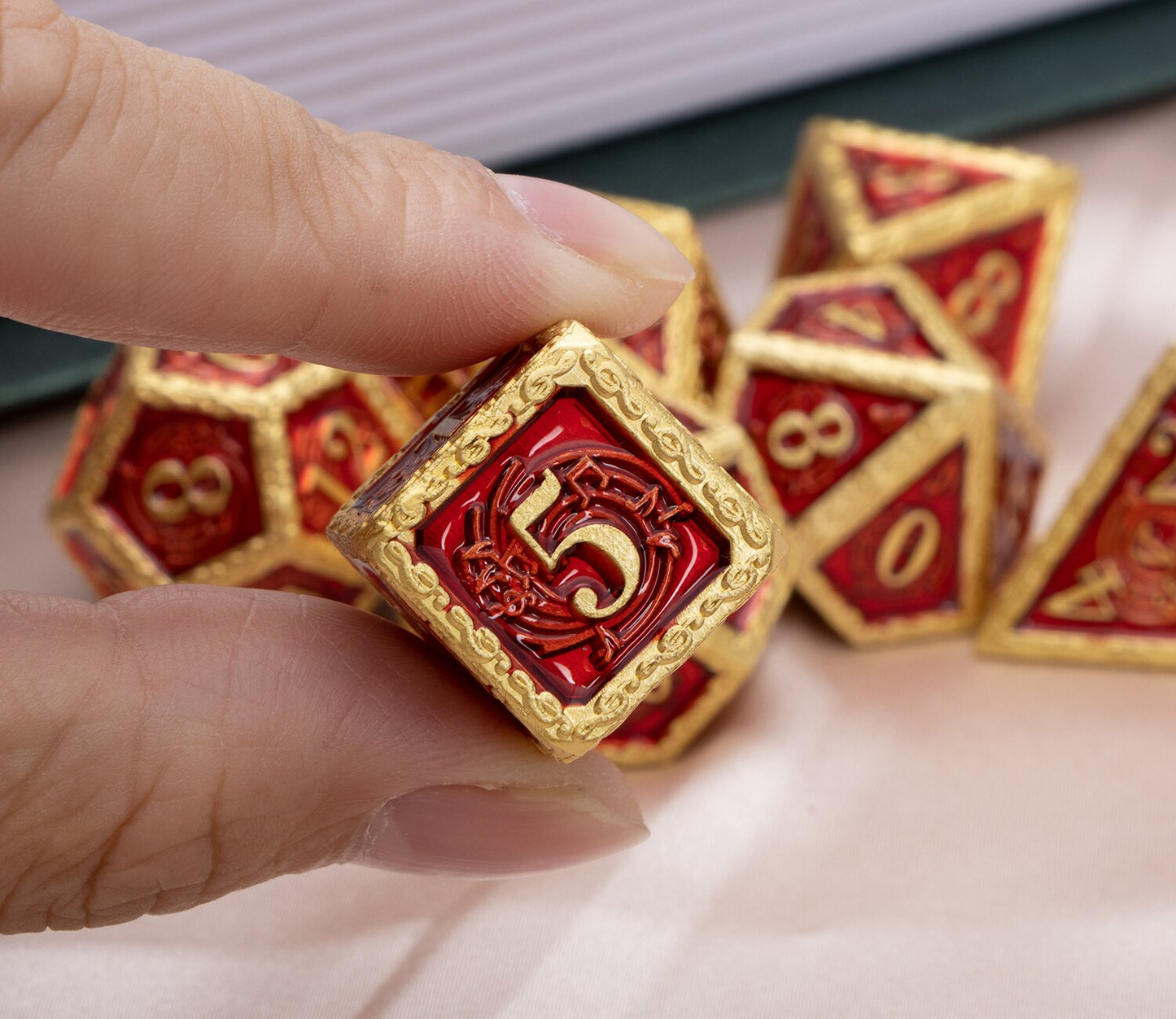 Metal Bard Dice