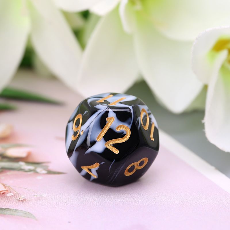 SHAR & SELÛNE - Jeu de dés - Noir et Blanc