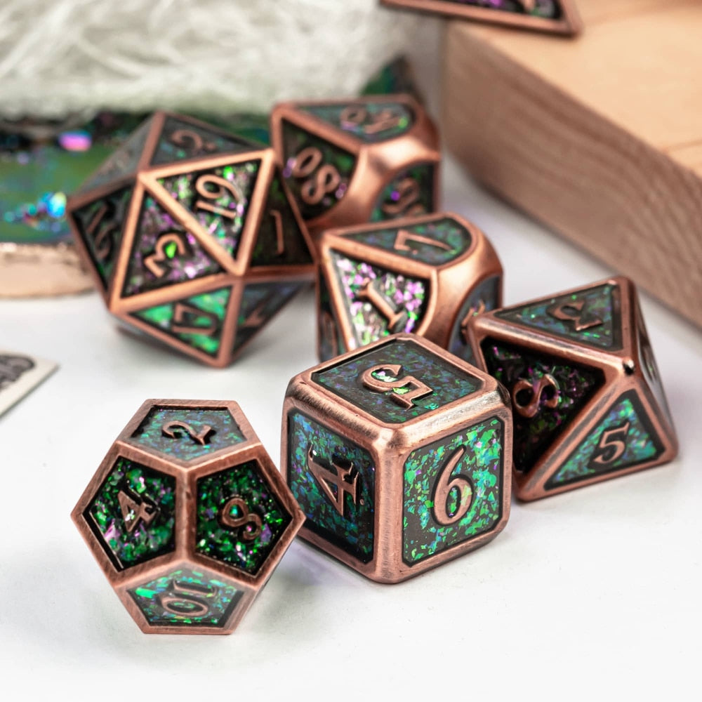 Metal Glitter Dice
