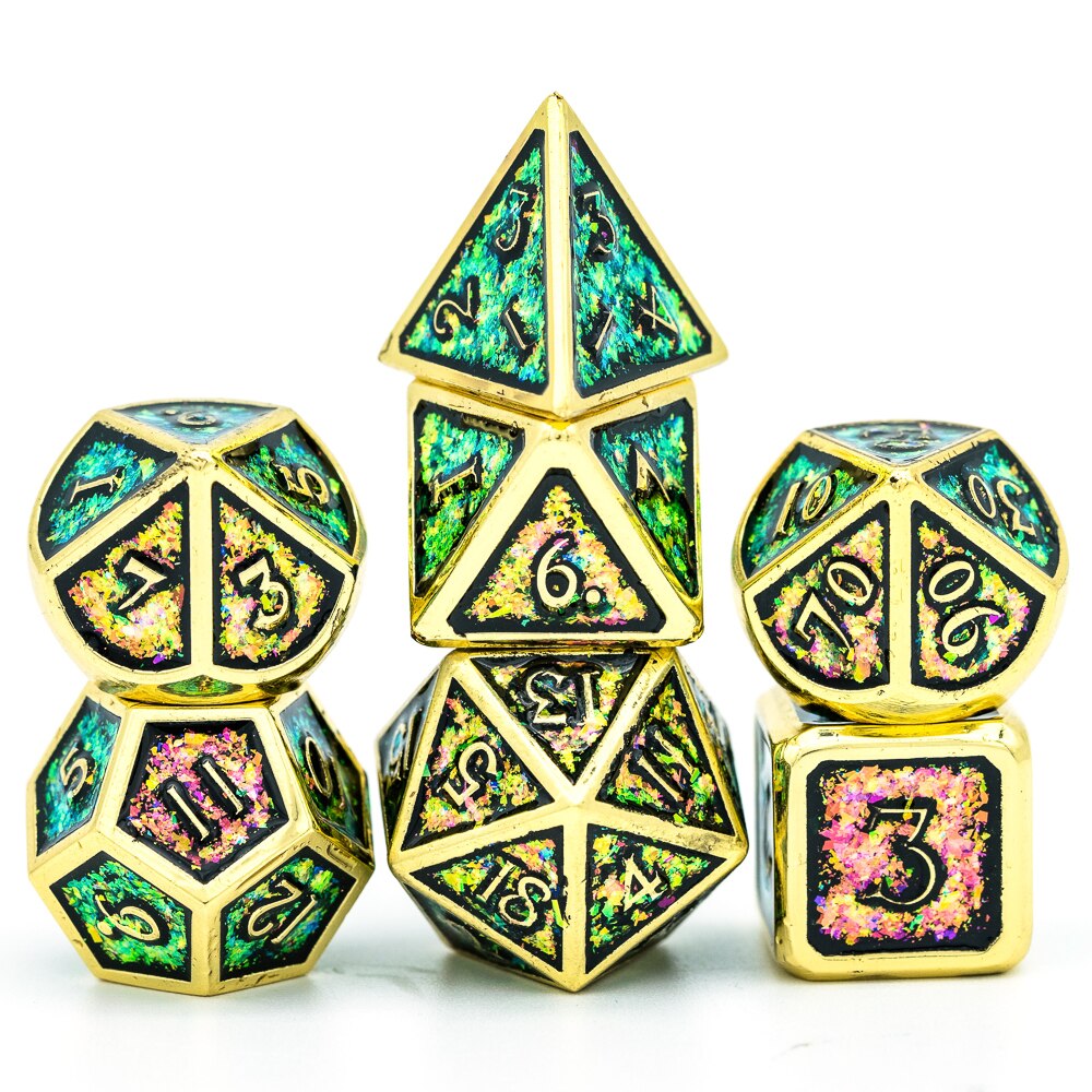 Metal Glitter Dice