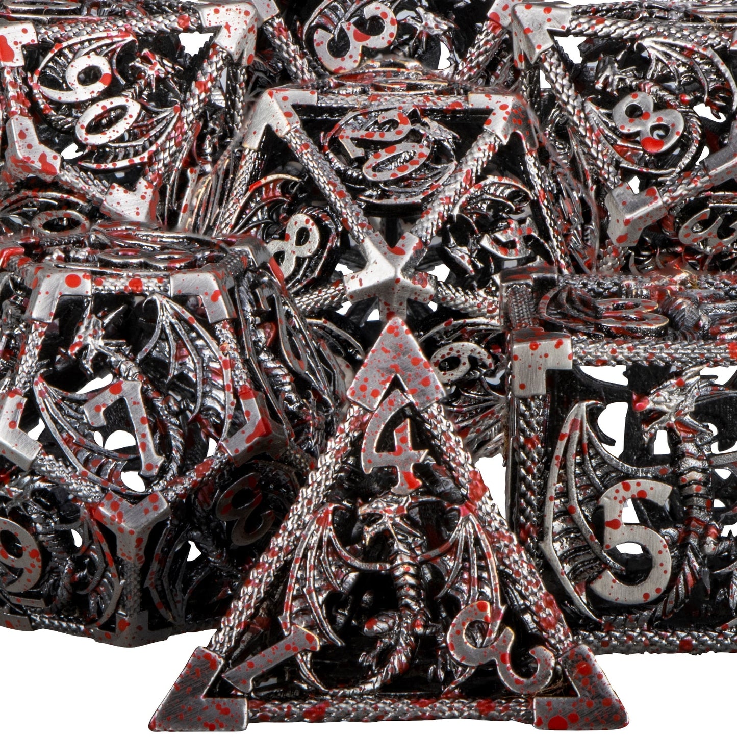 Hollow Metal Dragon Dice