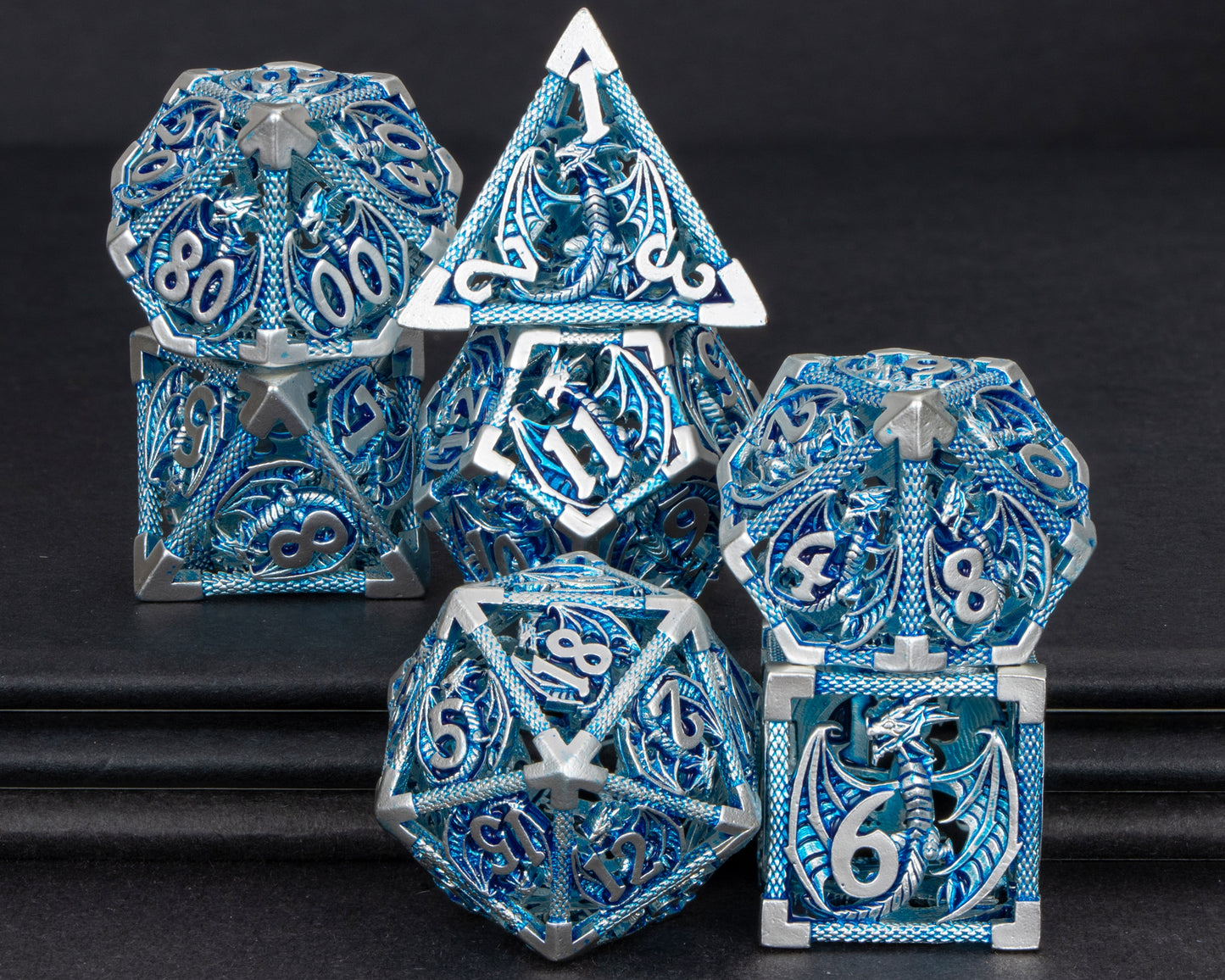 Hollow Metal Dragon Dice