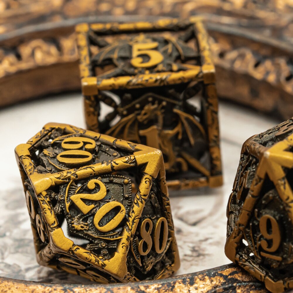 Hollow Metal Emblem Dice