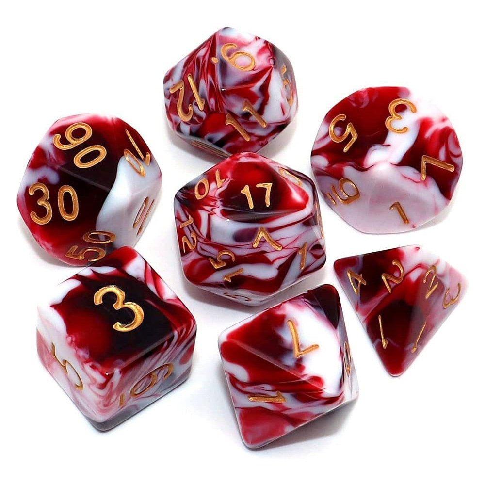 DARK URGE - Dice Set - Red Black White
