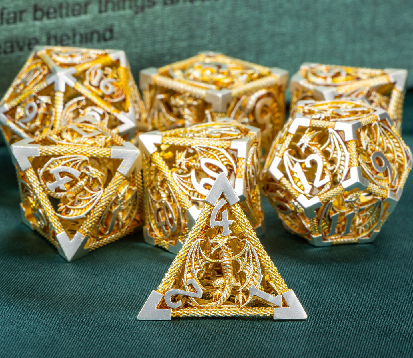 Hollow Metal Dragon Dice