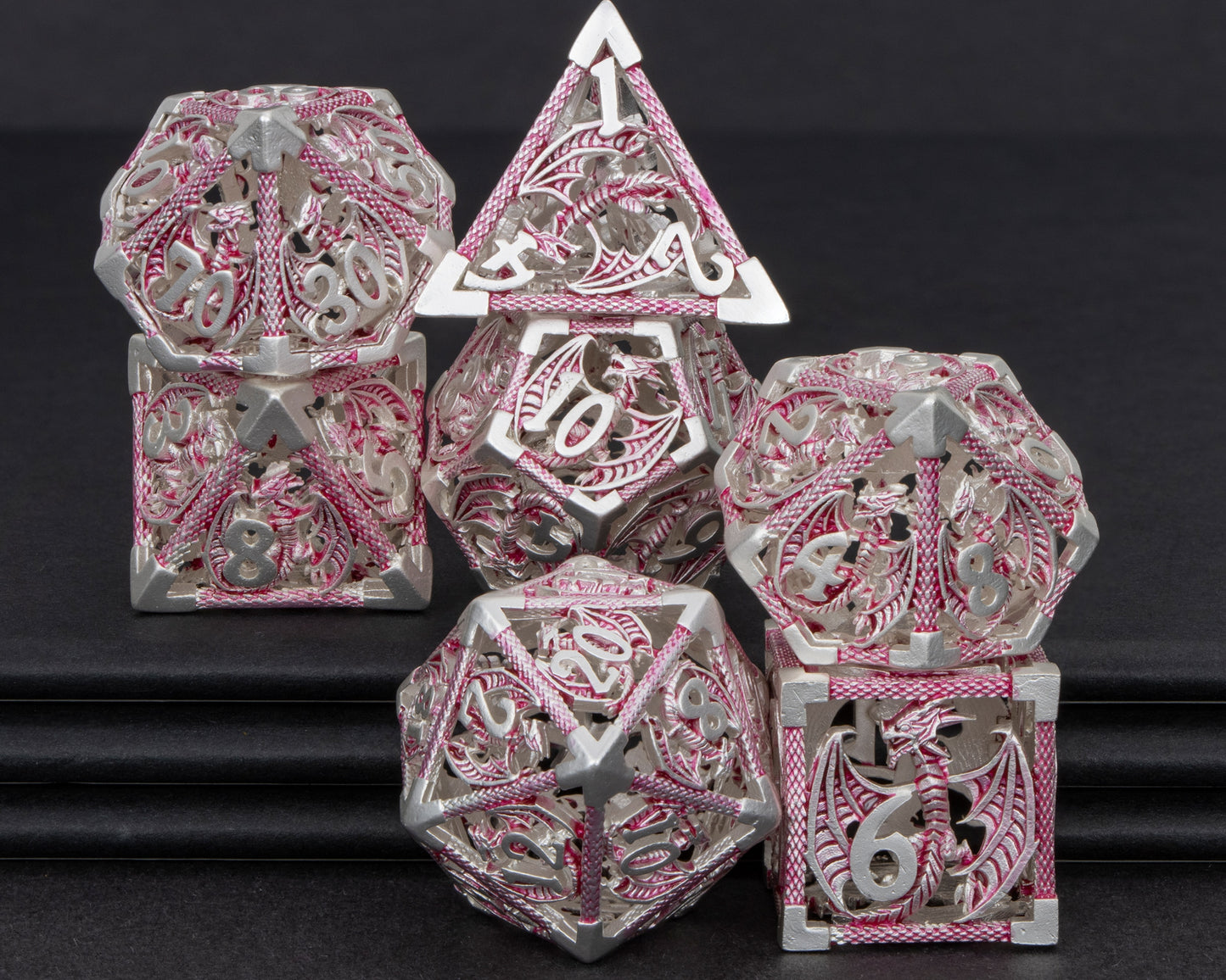 Hollow Metal Dragon Dice