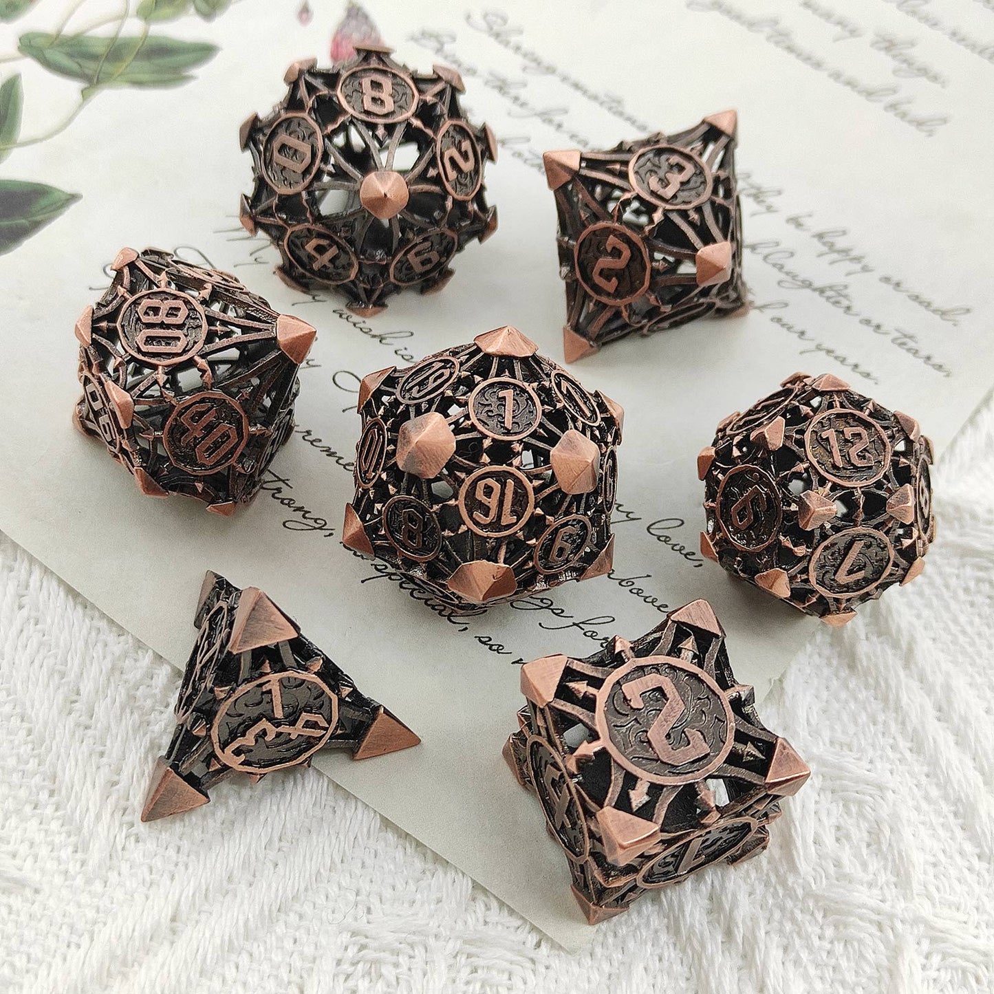 Hollow Metal Arrow Dice