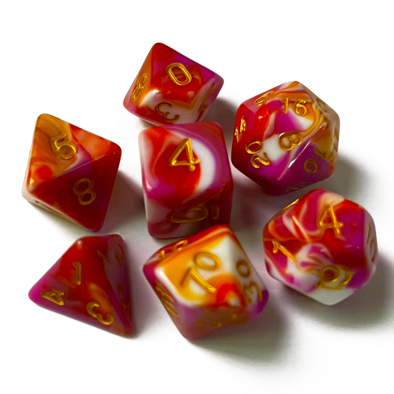 HELLISH REBUKE - Dice Set - Multi-color
