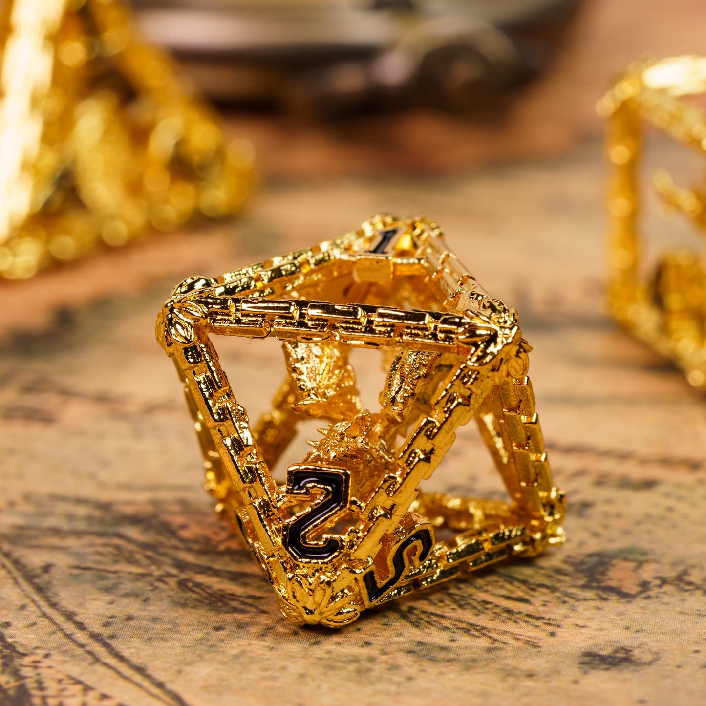 Hollow Metal Dragon Wall Dice