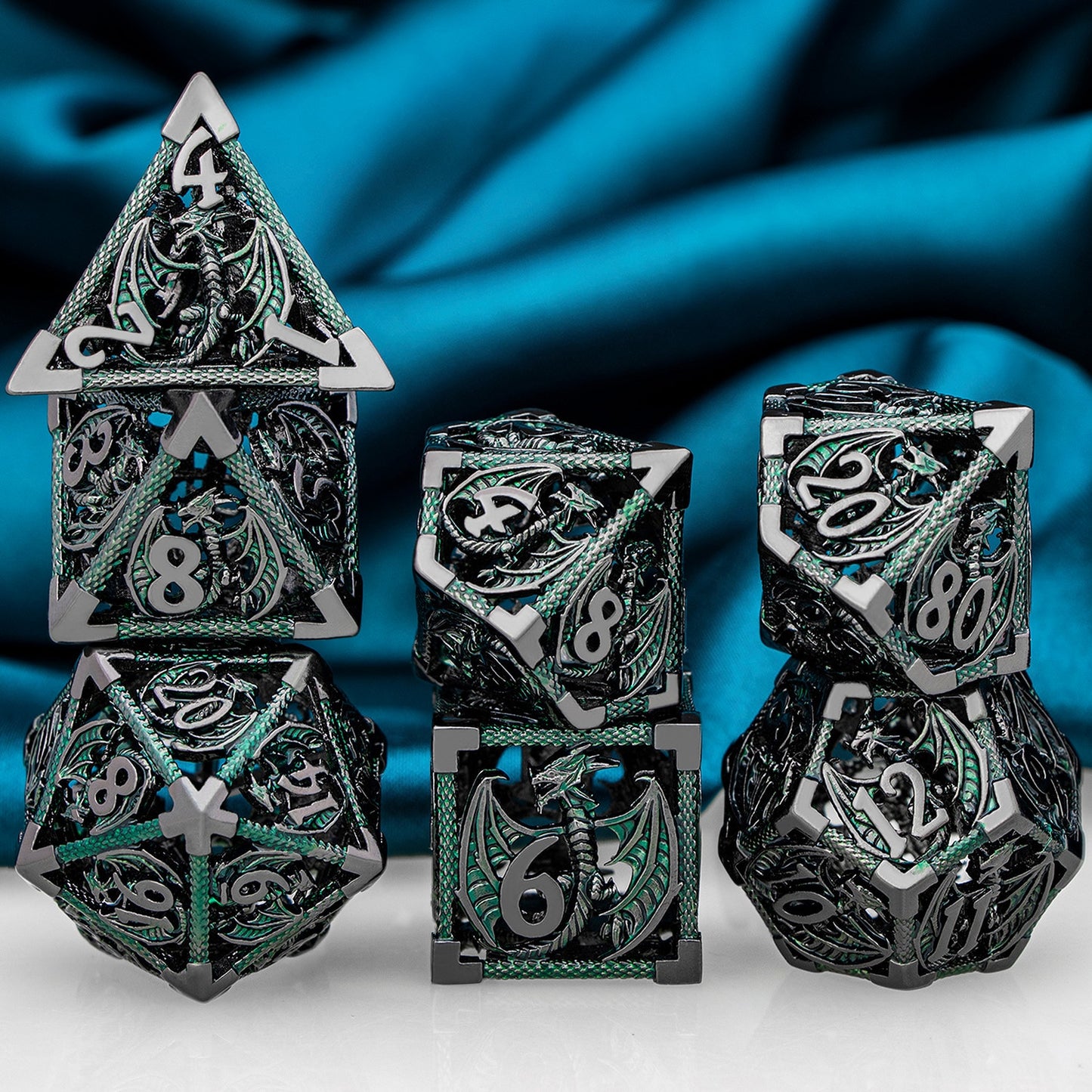 Hollow Metal Dragon Dice