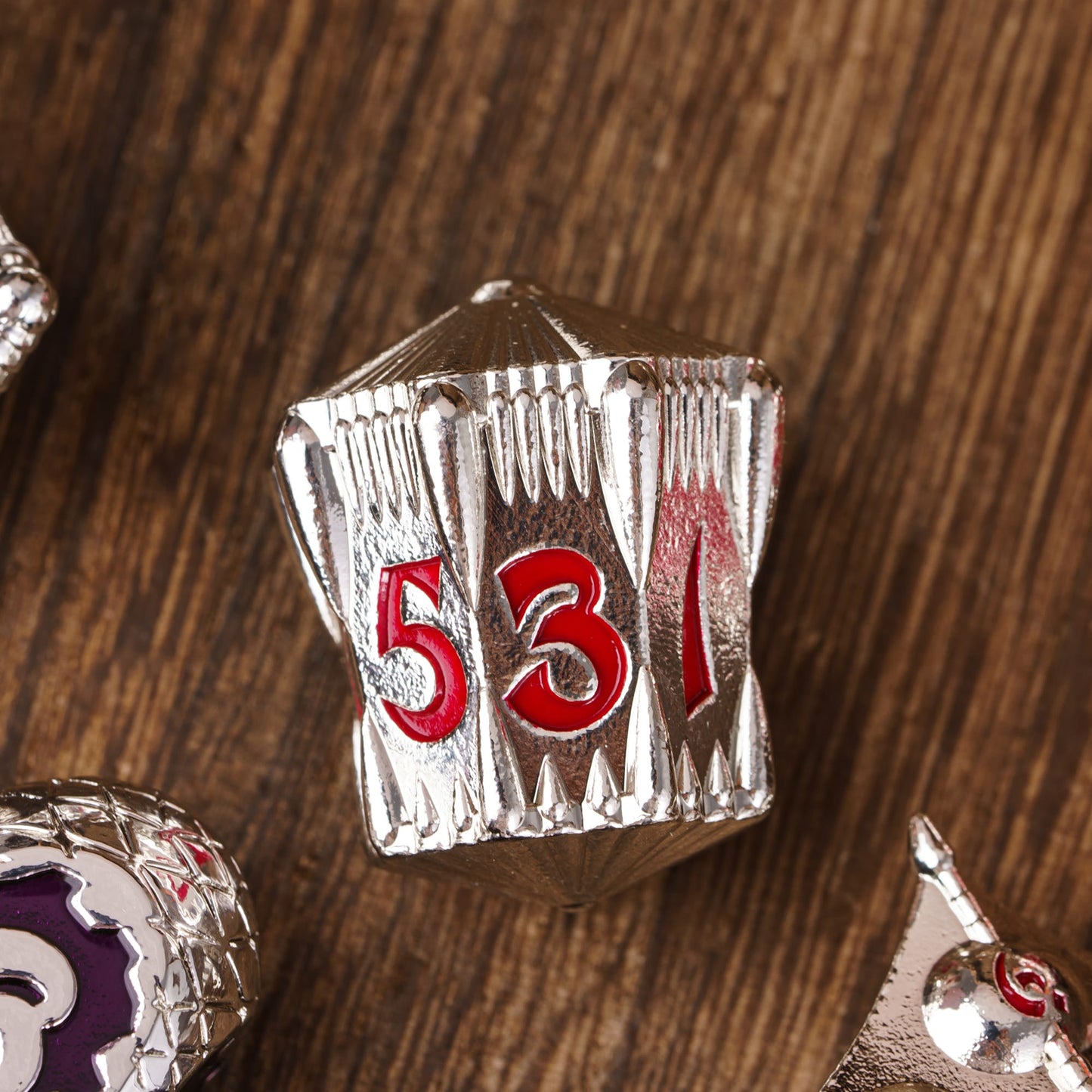 Metal Uniquely Shaped Dice