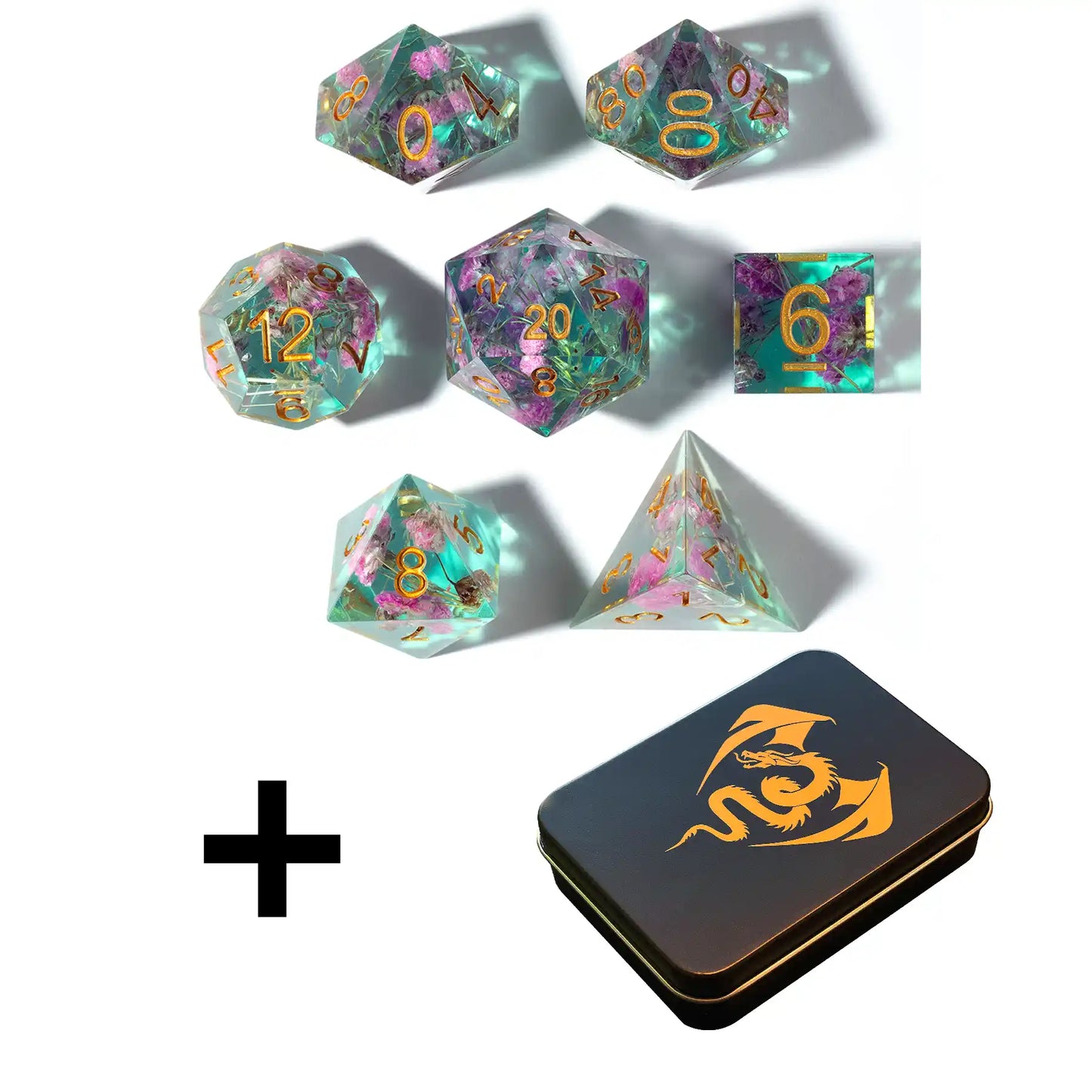 Summer Court - Dried Flower Dice Set