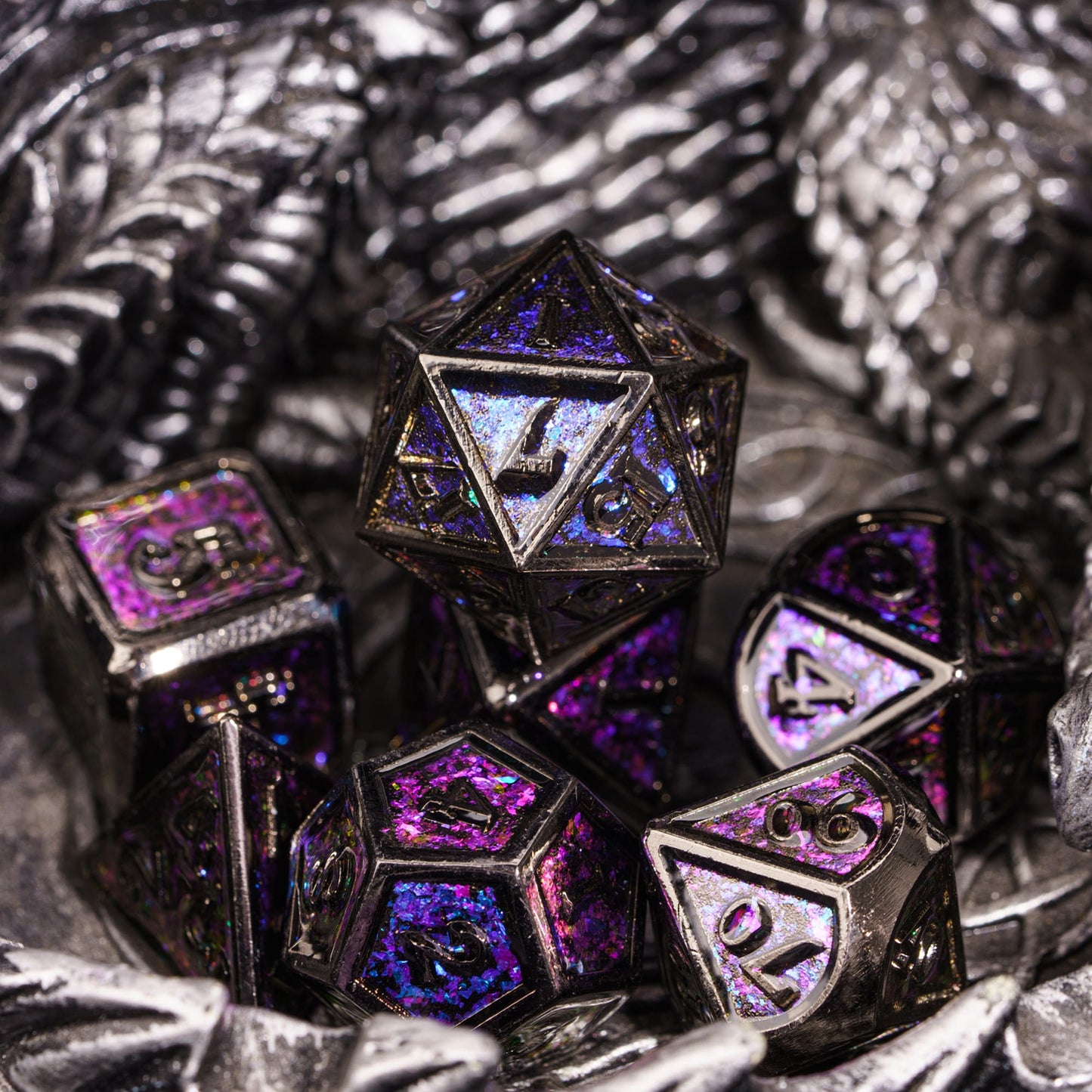 Metal Glitter Dice