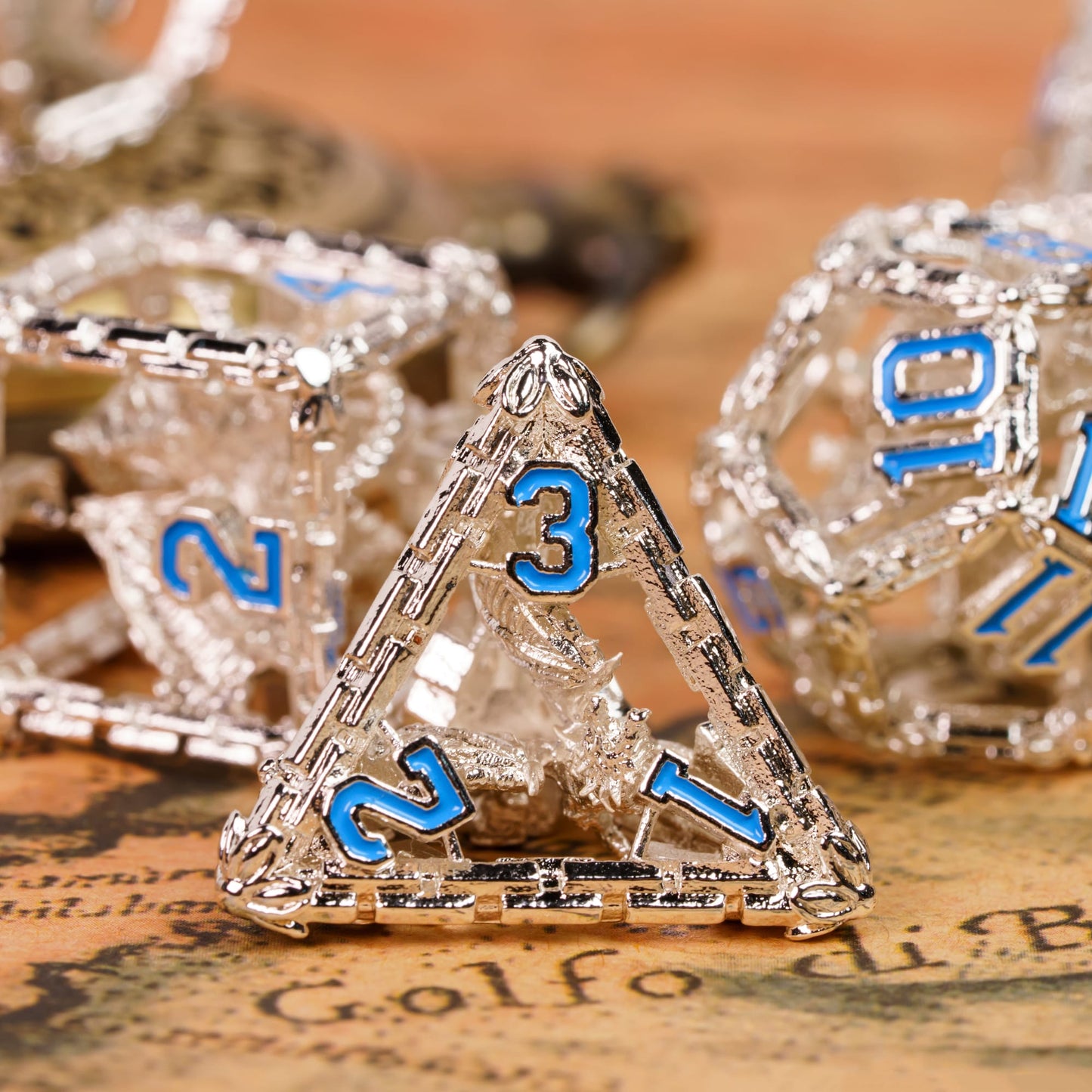 Hollow Metal Dragon Wall Dice