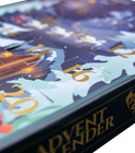 Gold foil numbers along the top edge of the box