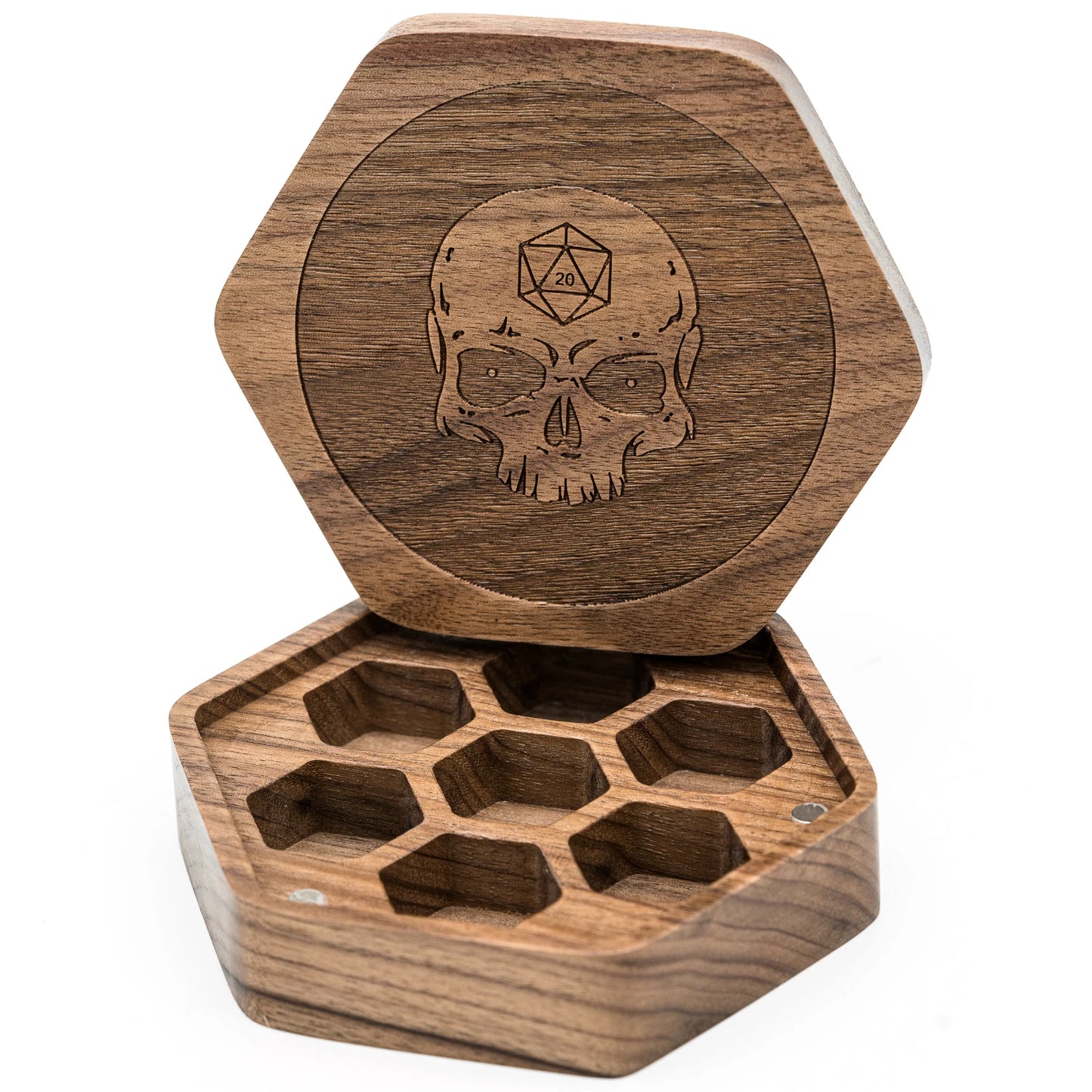 Wooden Dice Case - Fit for 16mm Dice Sets - Wood Storage Box