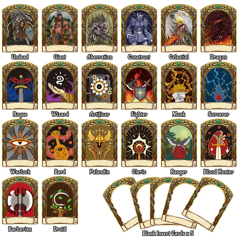 Character Tracking Cards