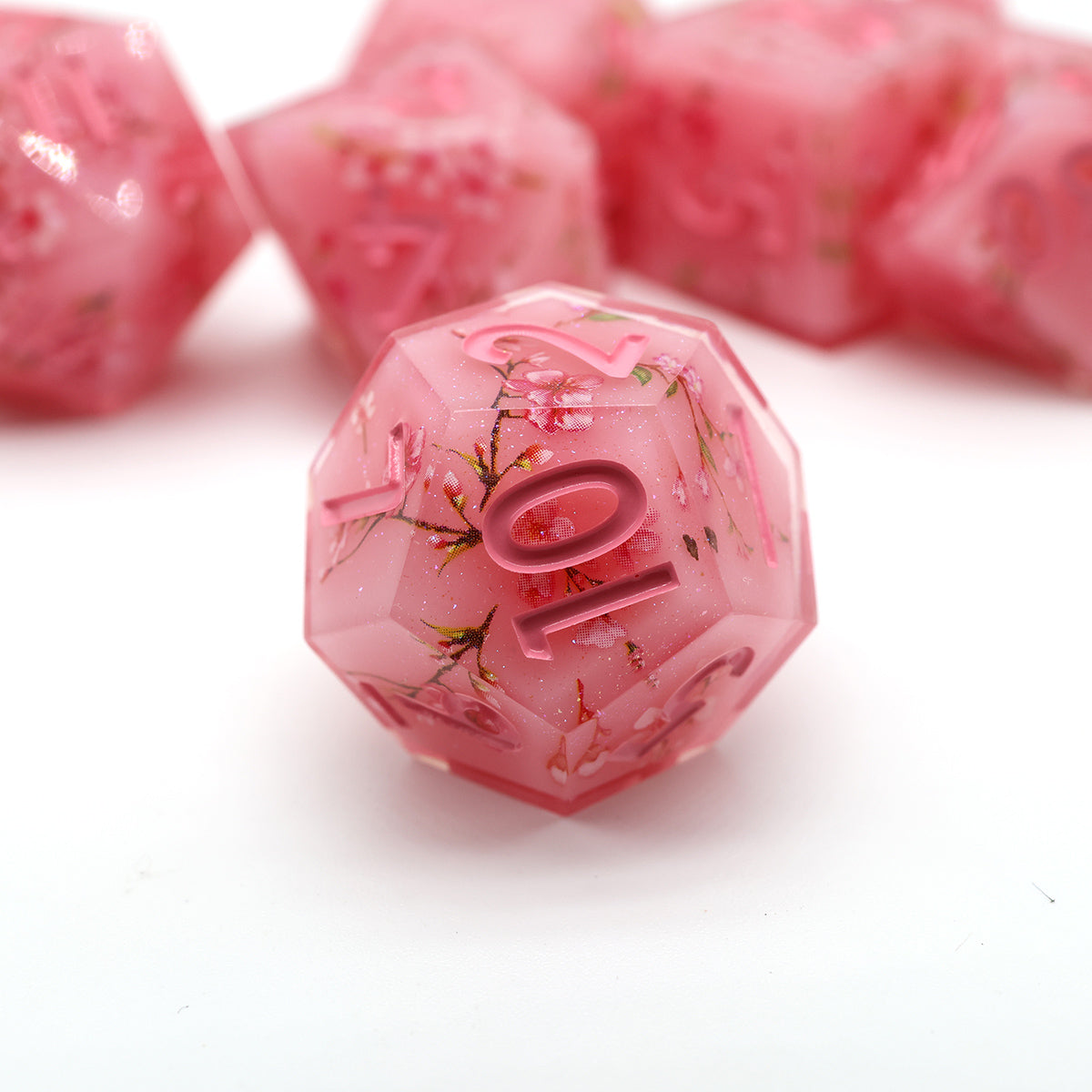 CHARM PERSON - Layered Dice Set - Pink